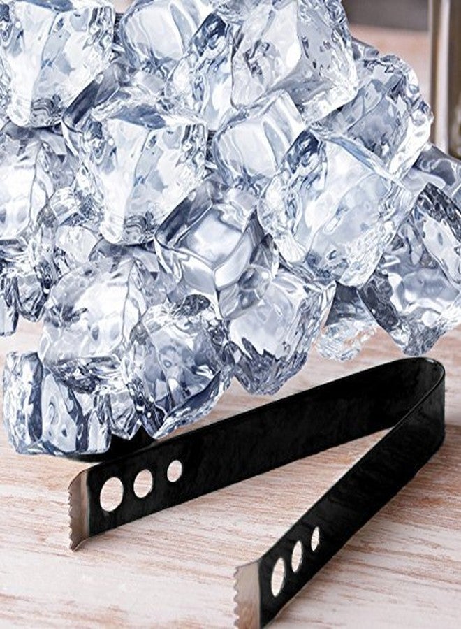 FINALITY Stainless Steel Double Walled Insulated Ice Bucket with Tong & Lid, Peg Measure, Bottle Opener, Capacity-1.75ltr | Bar Set for Drinks Home, Pub, Club, Restaurants | Black - Image 4